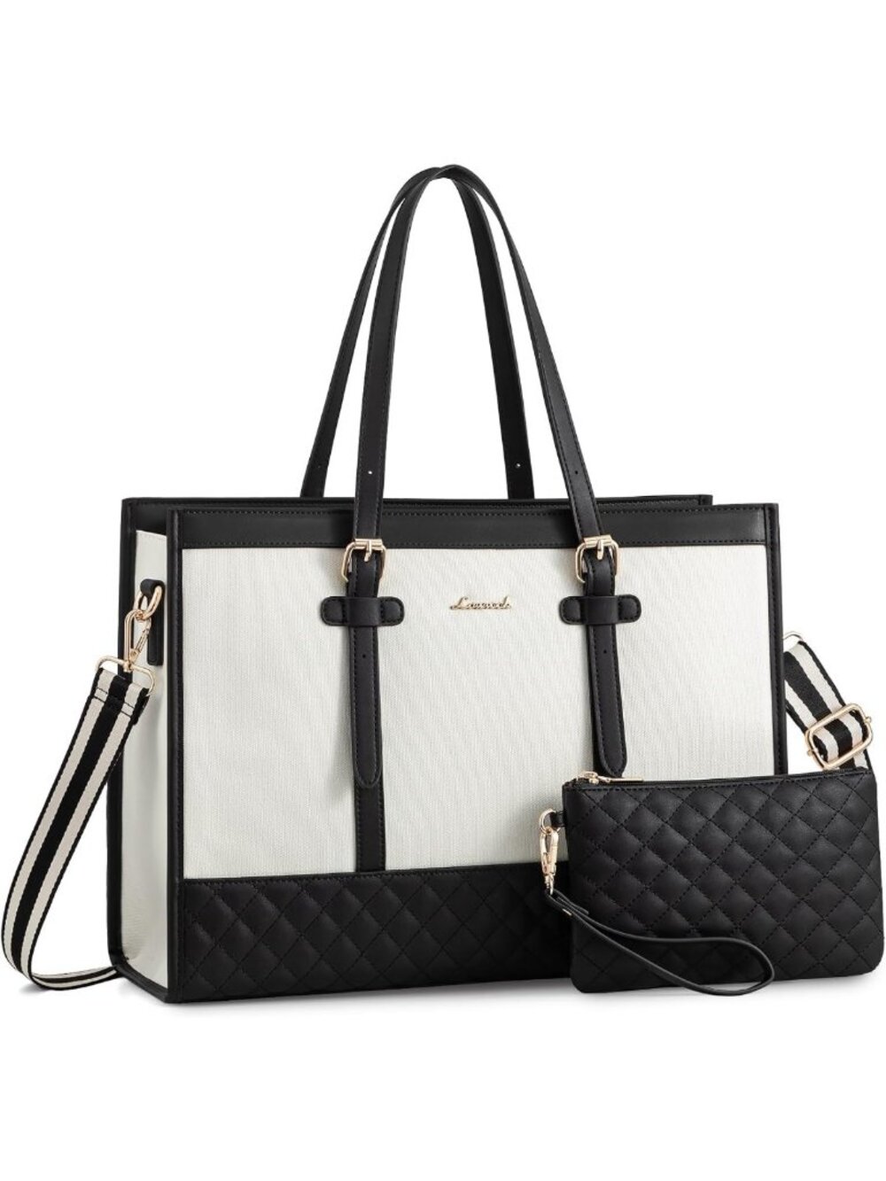 Stylish 17.3 Inch Laptop Tote Bag for Women | Work & Travel Computer Purse